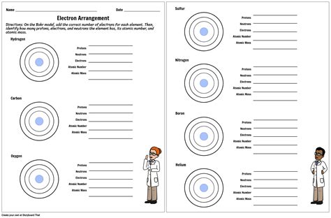 Electrons And Atoms Worksheets K12 Workbook Worksheet Electrons In Atoms - Worksheet Electrons In Atoms