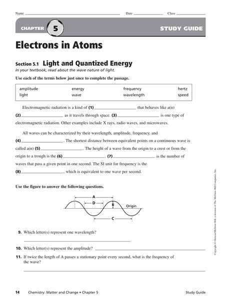 Read Electrons In Atoms Chapter 5 