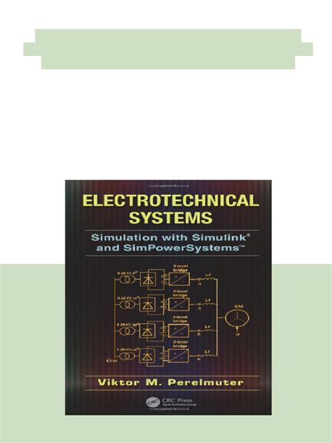 Electrotechnical Systems Simulation With Simulink And Simpowersystems