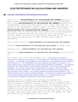 Read Online Electrotechnics N5 Calculations And Answers 