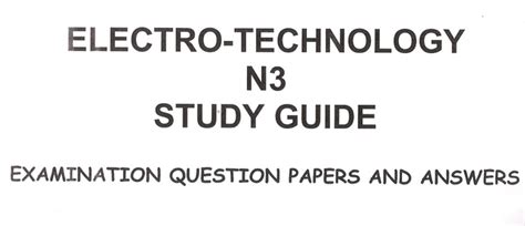 Read Electrotechnology N3 April 2014 Exam Paper 