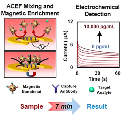 Electrothermal Flow Enhanced Magneto Biosensor