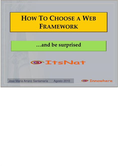 elegir framework