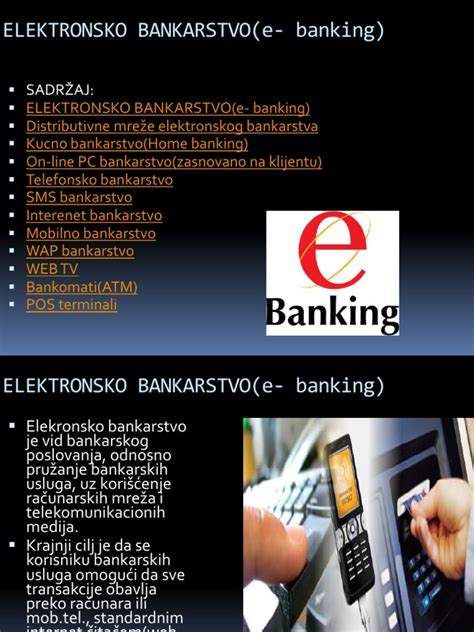 elektronsko bankarstvo knjiga pdf