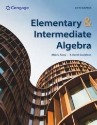 Elementary And Intermediate Algebra 6th Edition