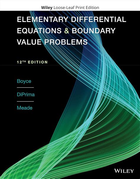 Elementary Differential Equations Boundary Value Problems Solutions