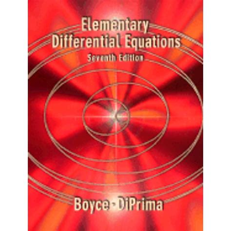 Elementary Differential Equations Boyce Diprima Solutions