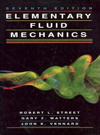 elementary fluid mechanics vennard 7th solution