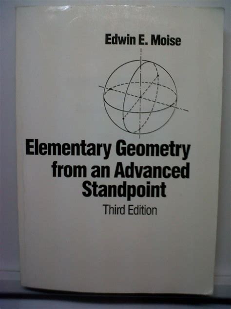 Elementary Geometry From An Advanced Standpoint