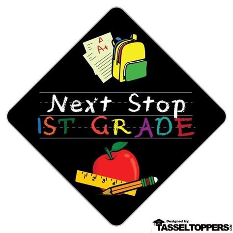 Elementary Graduation Cap Next Stop First Grade Tassel Next Stop 1st Grade - Next Stop 1st Grade