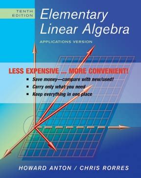 Elementary Linear Algebra 10th Edition Solutions