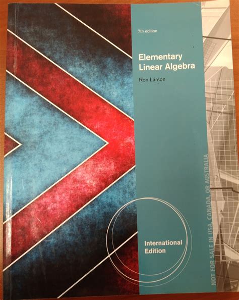 Elementary Linear Algebra Larson 7th Edition Solutions
