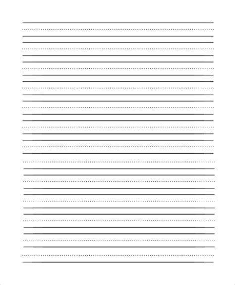 Elementary Lined Paper Free Google Docs Template Gdoc Elementary Writing Paper Templates - Elementary Writing Paper Templates