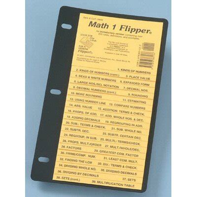 Elementary Math Flipper 1 225 Rules Definitions And Math Flipper - Math Flipper