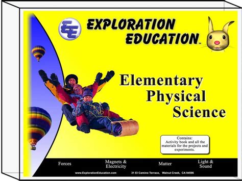 Elementary Physical Science K 3rd Exploration Education Elementary Physical Science - Elementary Physical Science