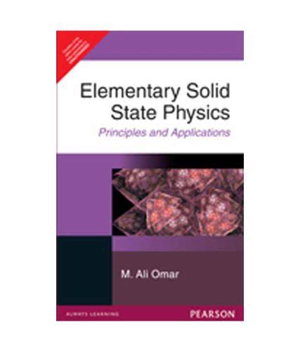 Elementary Solid State Physics And Devices