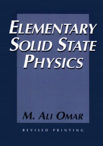 Elementary Solid State Physics Omar Solutions
