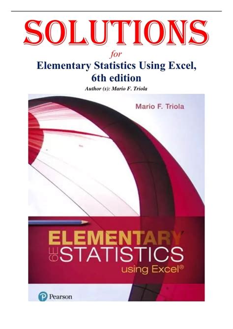 Elementary Statistics Internet Project Solutions