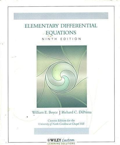 Read Elementary Differential Equations 9Th Edition By William Boyce Richard Diprima 