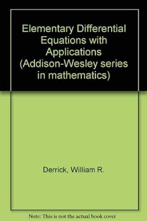 Download Elementary Differential Equations Addison Wesley Series In Mathematics 