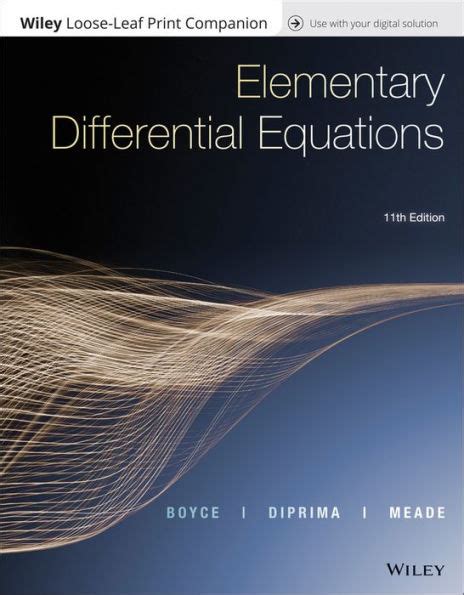 Full Download Elementary Differential Equations Boyce Diprima Solutions 