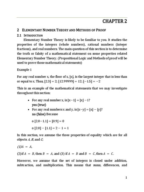 Download Elementary Number Theory And Methods Of Proof 