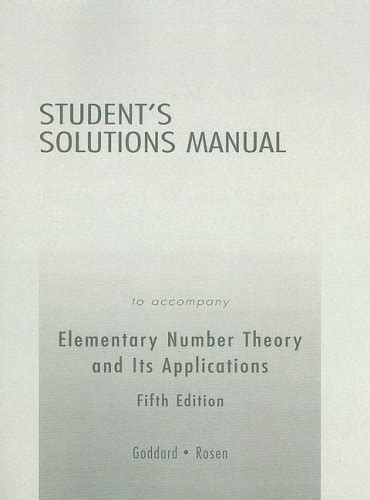 Download Elementary Number Theory Rosen Solution Manual 