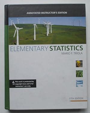 Read Elementary Statistics Triola 11Th Edition Formula Sheet 