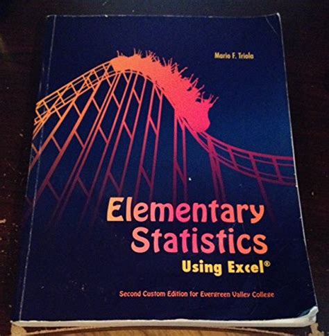 Read Online Elementary Statistics Using Excel 5Th Edition 