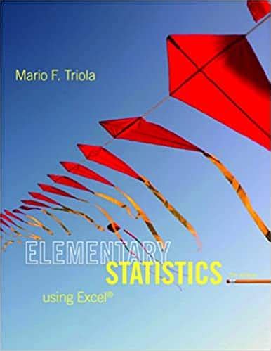 Read Online Elementary Statistics Using Excel 5Th Edition 