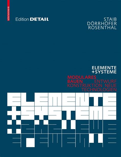 Elemente Und Systeme Modulares Bauen Entwurf Kons