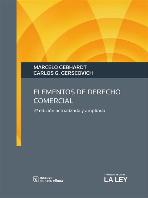 Elementos De Derecho Comercial