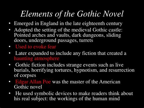 Elements Of A Gothic Novel In The Picture Of Dorian Gray