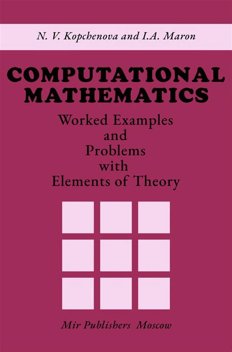 Elements Of Computational Mathematics
