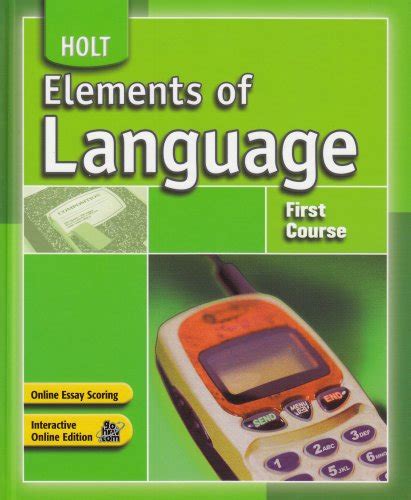 Elements Of Language First Course Grammar Usage And Mechanics Language Skills Practice