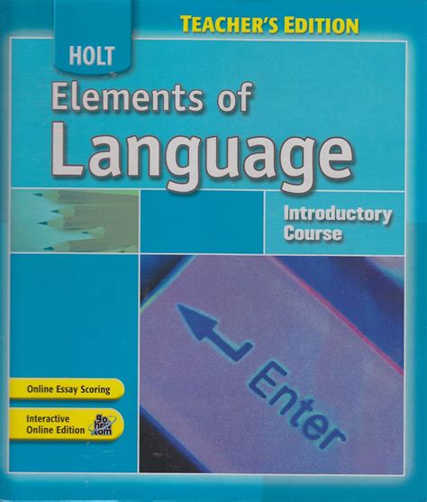 Elements Of Language Introductory Course