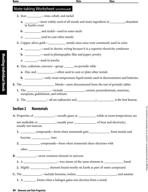 Full Download Elements And Their Properties Answers Section 1 