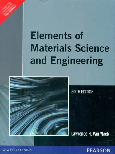 Full Download Elements Of Material Science And Engineering Van Vlack 