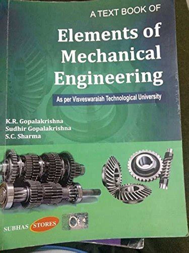 Read Elements Of Mechanical Engineering Kr Gopal Krishna 