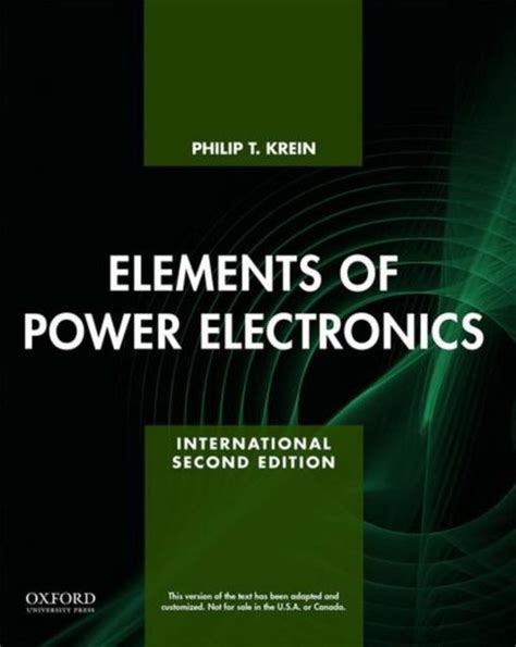 Download Elements Of Power Electronics Philip Krein Solutions 