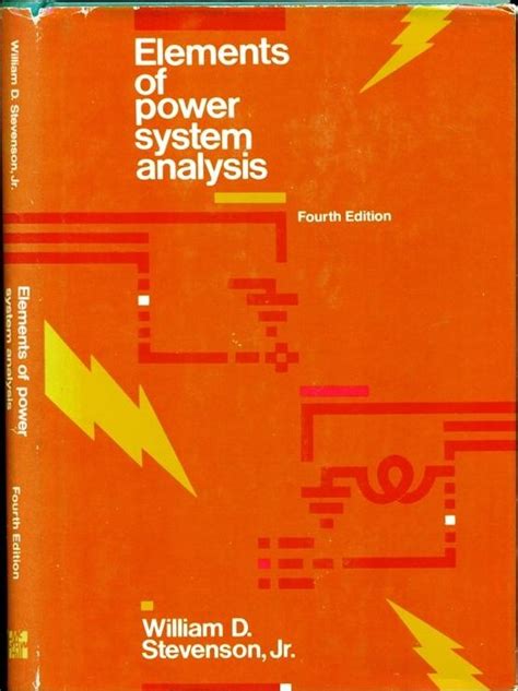 Read Elements Of Power System Analysis 4Th Edition William D Stevenson 