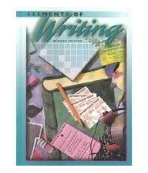 Full Download Elements Of Writing Revised Edition Answers 