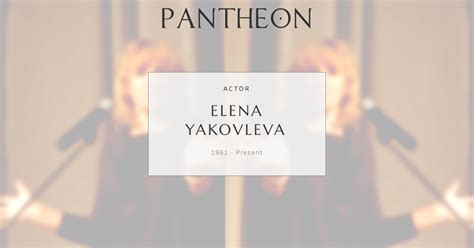elena yakovleva biography