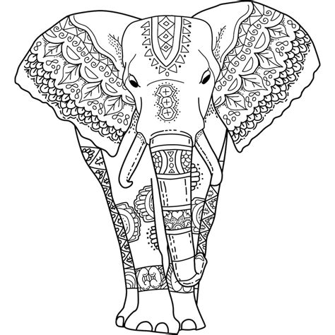 Elephant Adult Coloring Pages Adult Coloring Masterpiece Elephant Family Coloring Pages - Elephant Family Coloring Pages