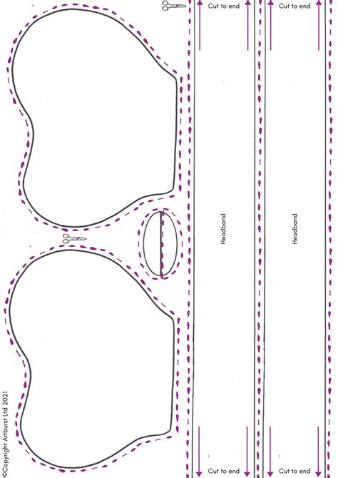 elephant ears craft template