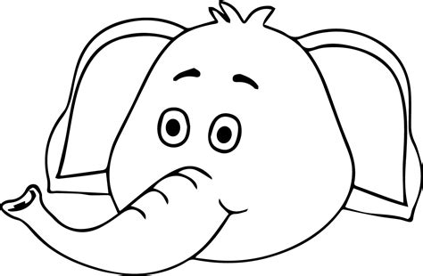 Elephant Face Coloring Pages At Getdrawings Free Download Elephant Face Coloring Pages - Elephant Face Coloring Pages