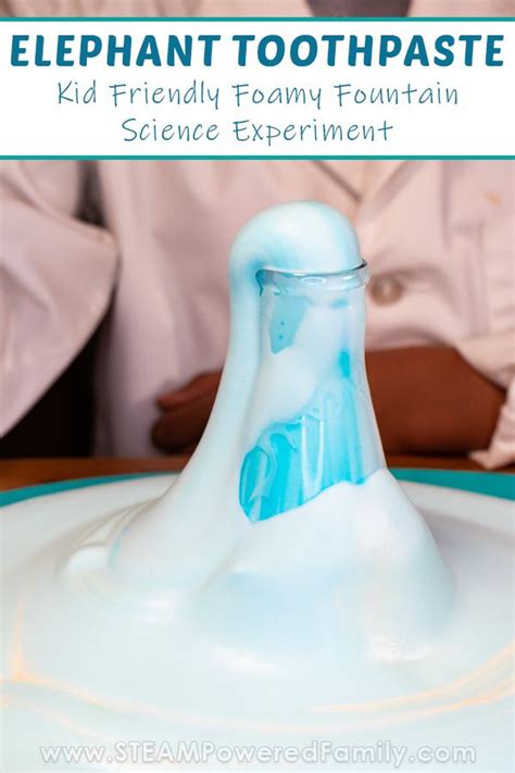Elephant Toothpaste A Classic Foam Fountain Experiment Foam Science Experiment - Foam Science Experiment