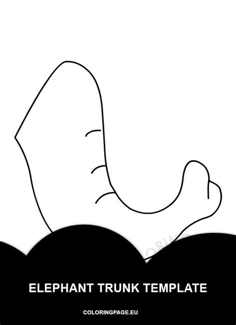 Elephant Trunk Template