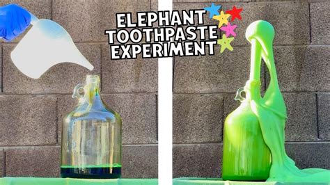 Elephantu0027s Toothpaste Foaming Hydrogen Peroxide Exploding Foam Science Experiment - Exploding Foam Science Experiment
