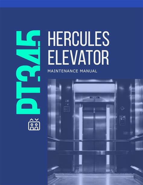 Elevator Instruction Manual